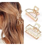 Brinie Hair Claw Gold Hair Clips Mini Non Slip Claw Clips Hair Accessories Daily Party Gift for W...