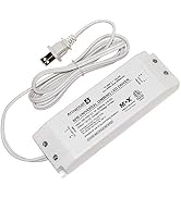 Armacost Lighting 840600 60 watt Dimmable Driver for LED Lighting, with Removable AC Cord, White