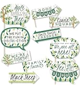 Big Dot of Happiness Family Photo Booth Props Kit - 10 Premium Pieces for Family Reunion Celebrat...