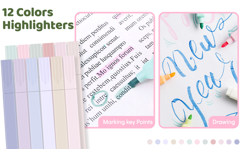 46 PCS Aesthetic School Supplies