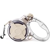 Retractable Dog Leash for Small Dogs, 13ft Reflective Retractable Leash with 360° Tangle-Free Des...