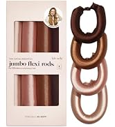 Kitsch Satin Heatless Curling Rod - Jumbo Flexi Rod, Heatless Hair Curler for Overnight Curls, So...