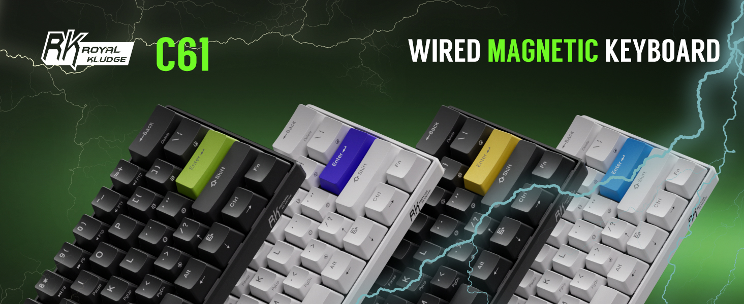 wired magnetic keyboard