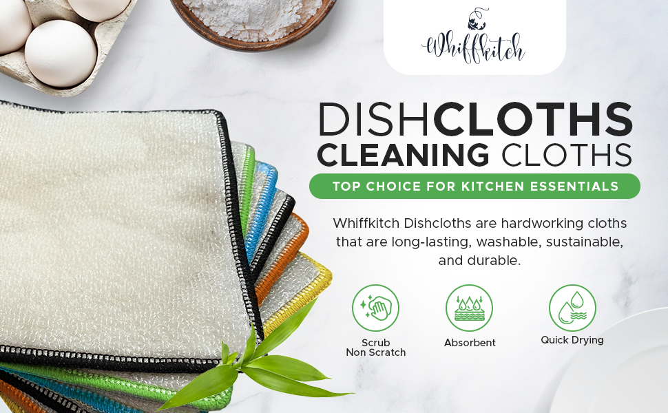 dish cloths rags kitchen dishcloths scrub microfiber wash rag reusable dishes cotton washcloths