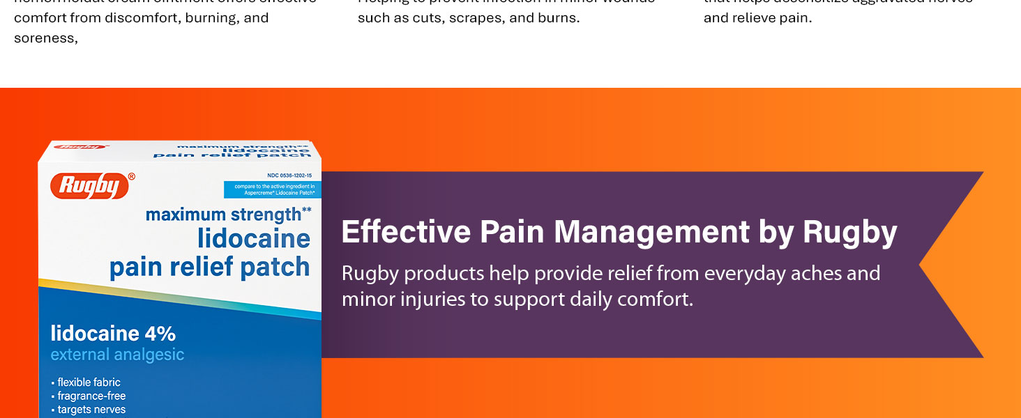 first aid pain relief