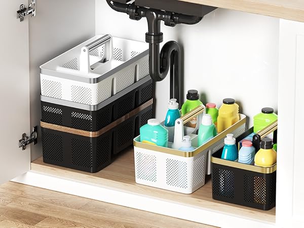 under sink cleaning caddy