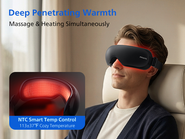 eye massage with heat