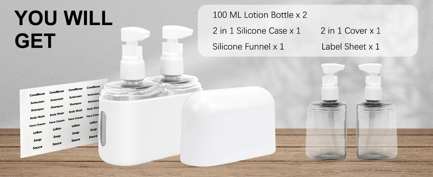 travel dispenser set