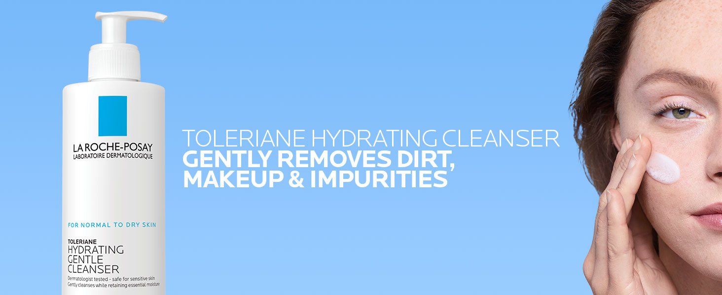 hydrating gentle cleanser gently cleanses to remove dirt & makeup while maintaining skin barrier