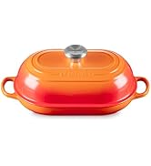Le Creuset Enameled Cast Iron Oval Bread Oven, 11.5 inch, Flame