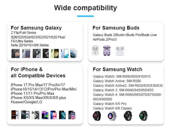 wireless charging station for samsung s26