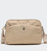 3 Pander Small Crossbody Bag for Women, Lightweight Nylon Everyday Purse with Adjustable Strap