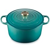 Le Creuset Enameled Cast Iron Signature Deep Round Oven, 6.5 qt., Riviera