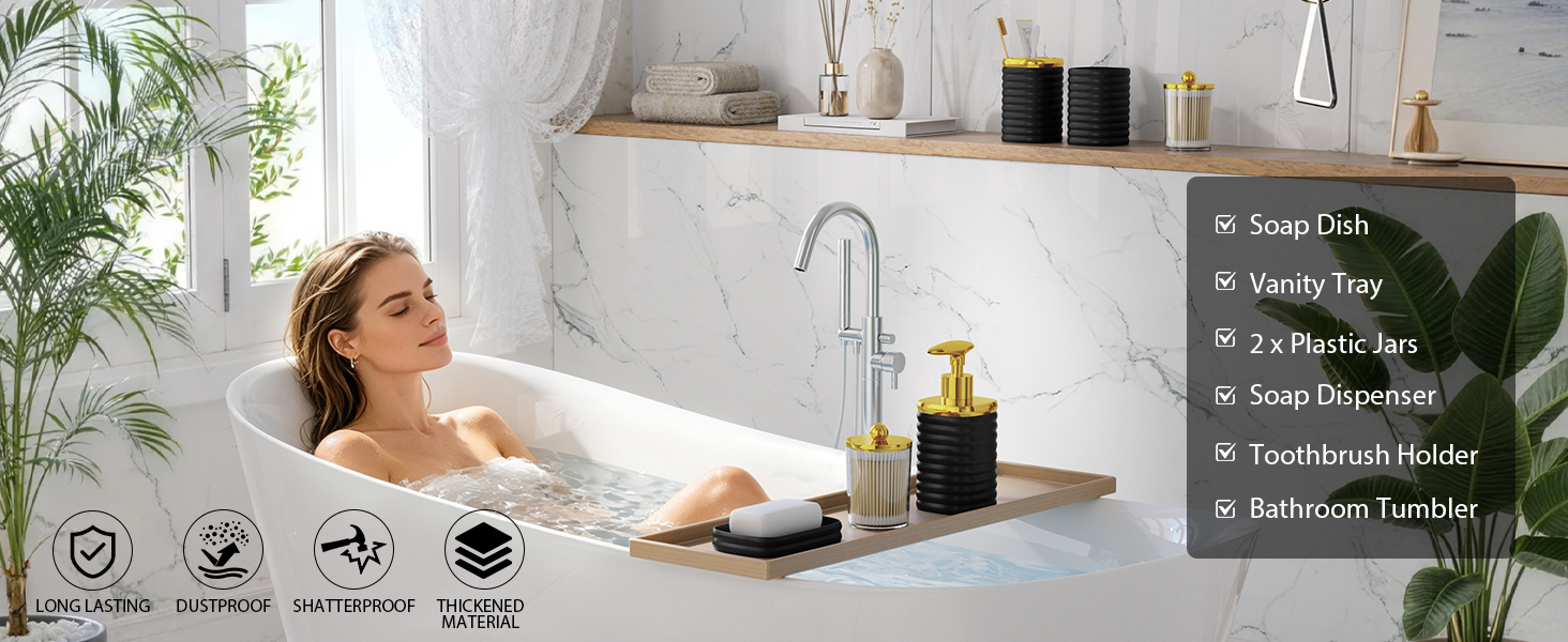 bathroom accessories sets complete