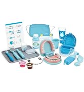 Melissa & Doug Super Smile Dentist Kit With Pretend Play Set of Teeth And Dental Accessories (25 ...