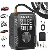 Oasser Tire Inflator Portable Air Compressor with Dual Values Display 150PSI 19mm Cylinder Type-C...