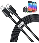 9.8FT Extra Long Charging Cable for Nintendo Switch 2 & Official Adapter- 60W Fast Charger, Durab...