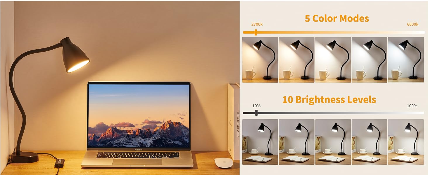 Reading Lights for Books in Bed Bedside Lamp Bed Wall Lamps for Bedroom Headboard Office Home