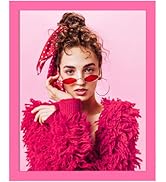 TWING 8x10 Picture Frame,Pink Picture Frames Display Pictures 5x7 with Mat or 8x10 Without Mat,Co...