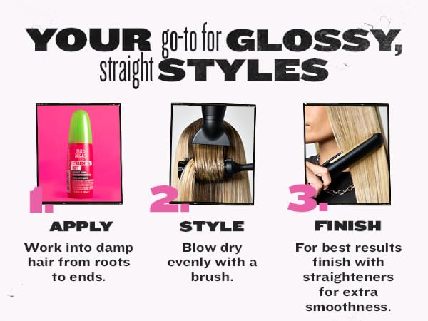 your go to for glossy straight styles
