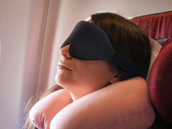 flight plane travel essentail sleep tools slight sleeper pitch black eyeshades cover