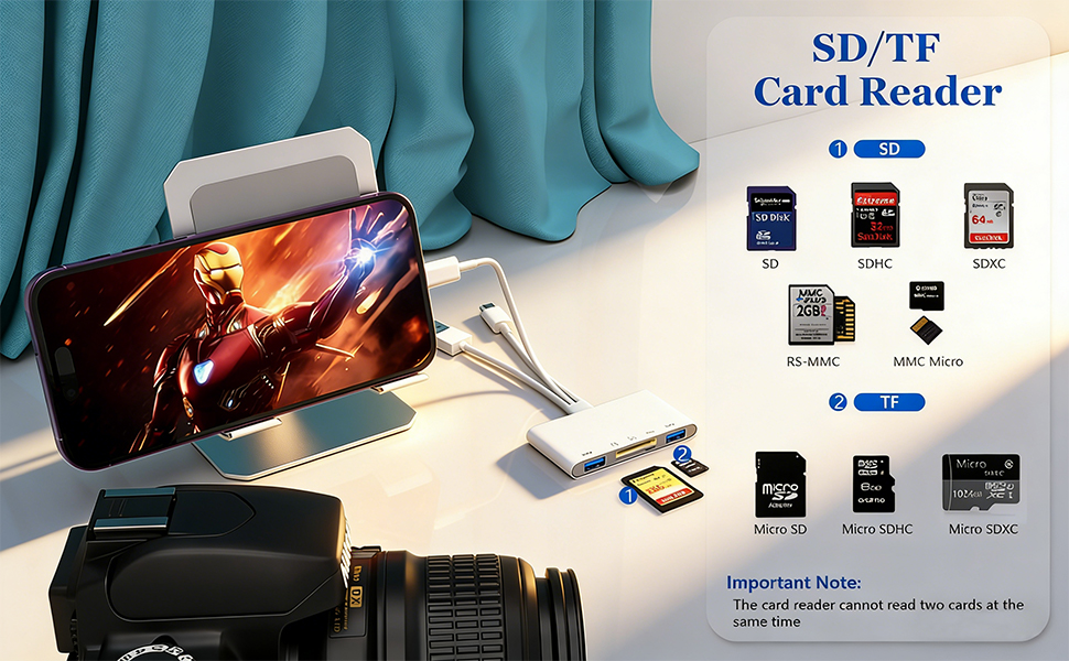 lightning sd card reader