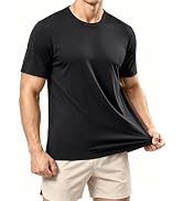 Dry Fit Shirts for Men Athletic Mesh Short Sleeve Workout Lightweight Tees | ADOREJOY Lightweight...