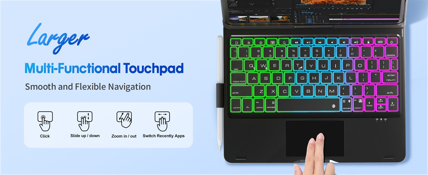 iPad a16 case with keyboard iPad 10th generation case with keyboard ipad air 11 inch keyboard