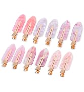 Cptots No Crease Creaseless No Bend Hair Clips For Styling Non Slip Flat Clips For Makeup Hair Ac...
