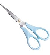 Creechwa Blue Acrylic Scissors, Multipurpose Stylish Scissors, Stainless Steel Scissors with Acry...