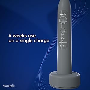 4 weeks of use on a single charge