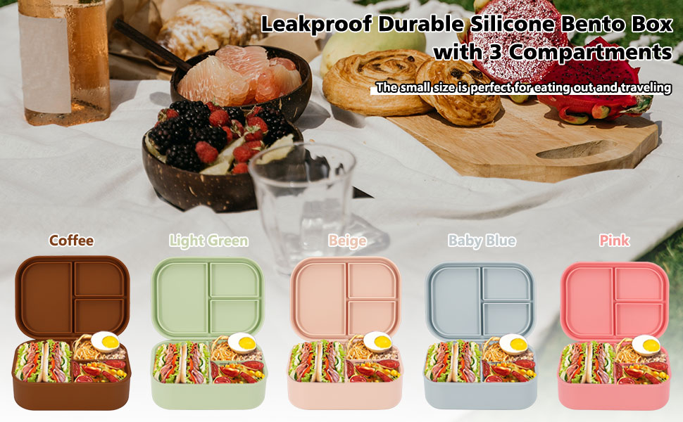 bento snack boxes, silicone lunch box containers, small bento box for snacks, lunch box containers