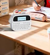 VolenGo M950 Label Maker, Rechargeable Backlit Portable Bluetooth Labeler Machine with Tapes, Ink...