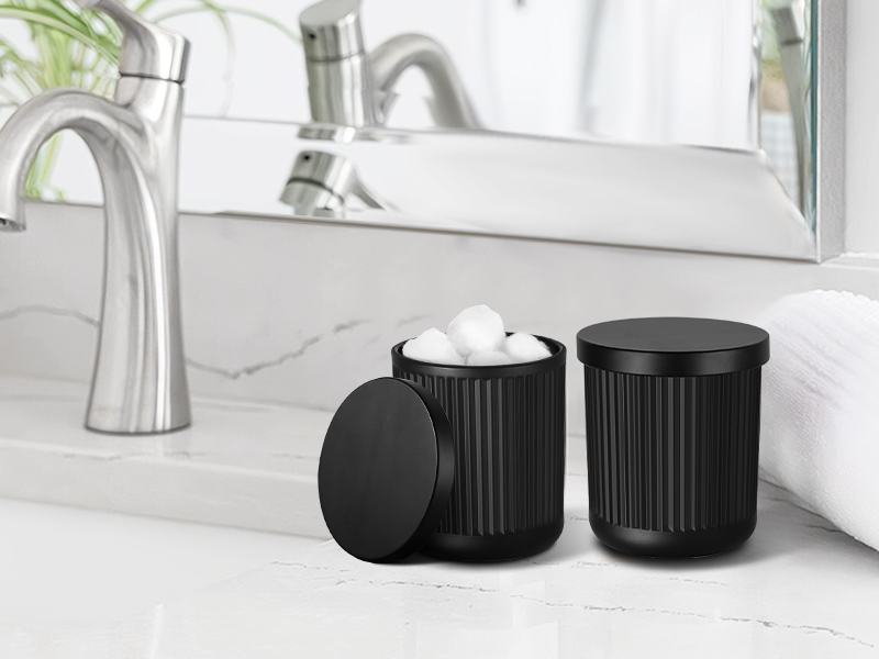 bathroom accessories black