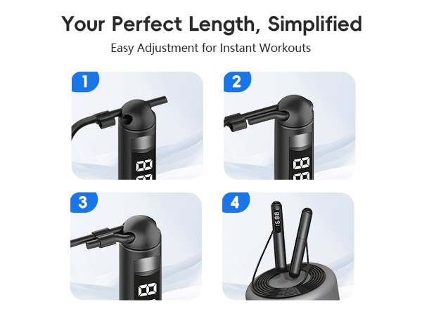 SaintCos Cordless Gravity Jump Rope, Smart Jump Rope with Counter for Gym, APP Data Analysis