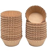 600pcs Natural Cupcake Liners Muffin Linner No Smell, Food Grade Brown Baking Cups(Standard Size)...
