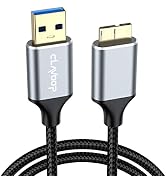 CLAVOOP USB 3.0 Micro B Cable 3 FT, External Hard Drive Cable 5 Gbps High-Speed USB A to Micro B ...