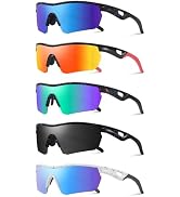 Vcarsian Polarized Kids Sunglasses Youth Baseball Softball Cycling Sports Sun Glasses for Boys Gi...