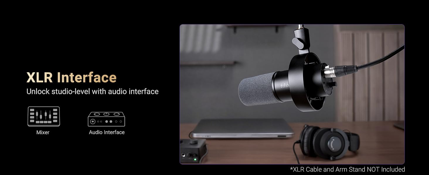 fifine dynamic microphone