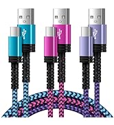 USB C Samsung A35 A55 Charger Cable Fast Charging 6FT Android Type C Phone Charger Cord 3Pack for...