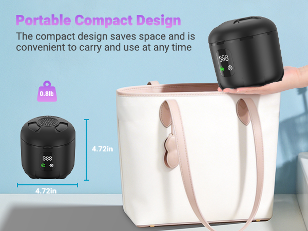 Denture Cleaner Machine with 4 Modes for Mouth Guards, Jewelry, Rings, etc (black)