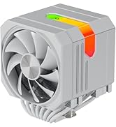 CPU Air Cooler with 8X6mm Heat Pipes,Dual 120mm Fan ARGB CPU Cooler 1600rmp,CPU Cooler AMD AM5/AM...
