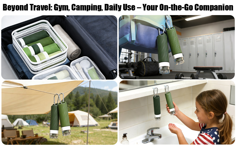 Beyond Travel: Gym, Camping,Daily Use -Your On-the-Go Companion