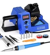 KLARYTYMA 100W Digital Display Soldering Station Kit - 356?~896? Wide Temp Range, Fast Heating & ...