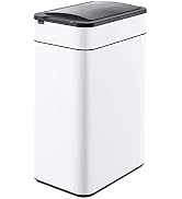 Kitchen Trash Can - ELPHECO - 60 Liter / 16 Gallon Automatic Trash Can with Butterfly Lid, Brushe...