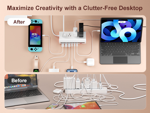 Ultimate 10-Port Charging Center for All Your Gadgets