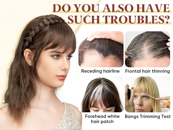 headband with bangs