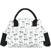 TESAFNG Lunch Box for Women Insulated Lunch Bag Cute Corduroy Lunch Tote Bags Lightweight Reusabl...