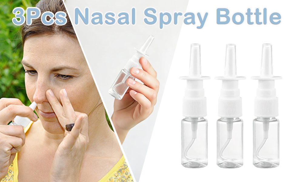 3pcs nasal spray bottle