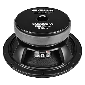 PRV AUDIO 6MB200 V2 AND 6MB200-4 V2 MIDBASS SPEAKER